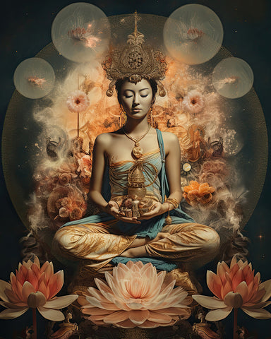 Woman Meditation No4