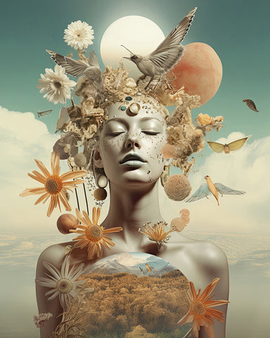 Trippy Woman Portrait No10