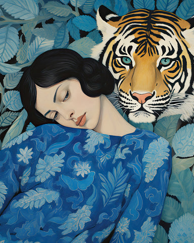 Woman With A Tiger No2