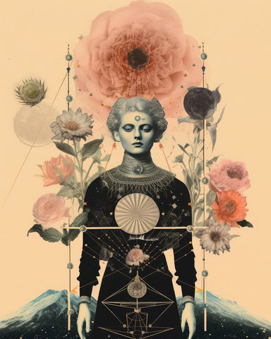 Trippy Victorian Woman