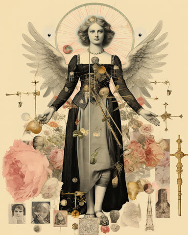 Angel and Flowers No2