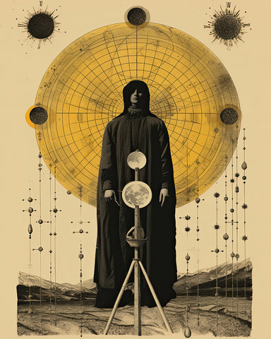 Psychedelic Man in Robe