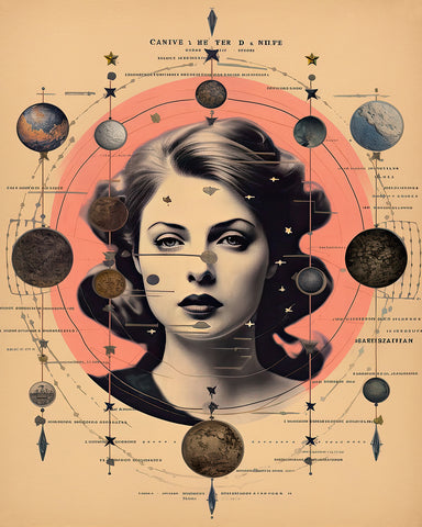 Psychedelic Woman Portrait No12