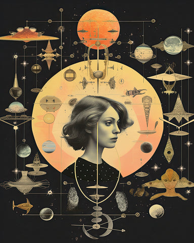 Surreal Woman Portrait No7