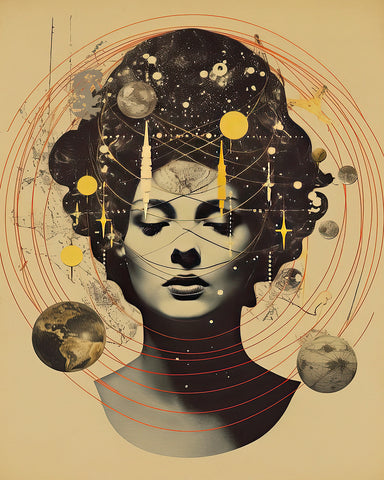 Psychedelic Woman Portrait No3