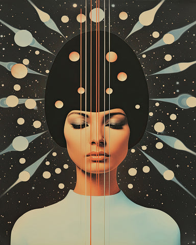 Psychedelic Woman Portrait No4