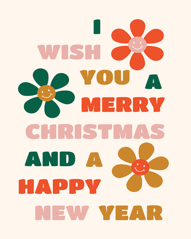 Merry Christmas and Happy New Year No3 Poster