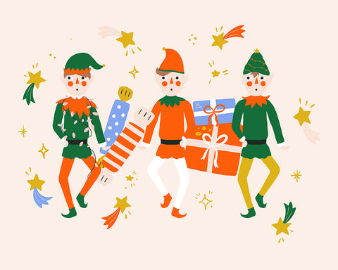 Elves With Presents