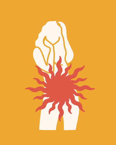 Boho Sun and Woman