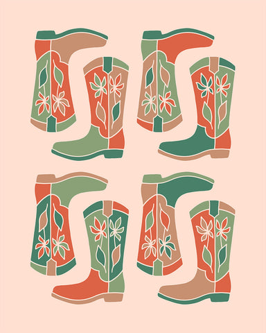 Floral Cowboy Boots No3
