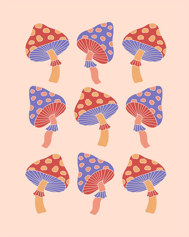 Groovy Mushrooms No1