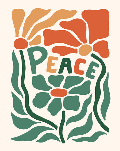 Groovy Flowers and Peace No2