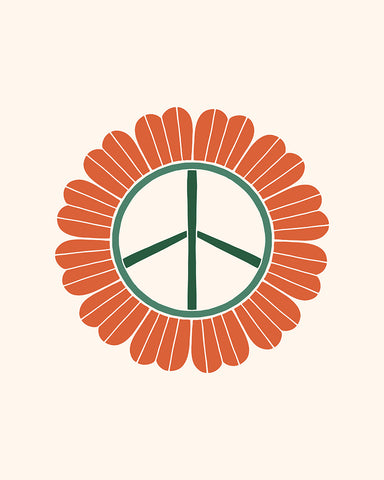 Floral Hippie Peace No2