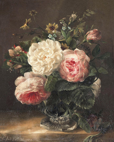 Still-Life with Flowers in a Crystal Vase
