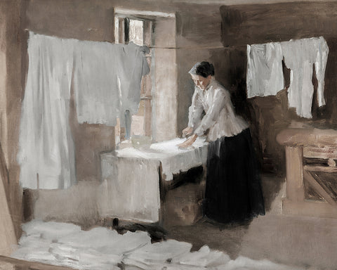 Woman Ironing, Study for the Washerwomen