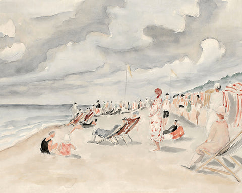 Henri Lebasque - La Plage De Deauville