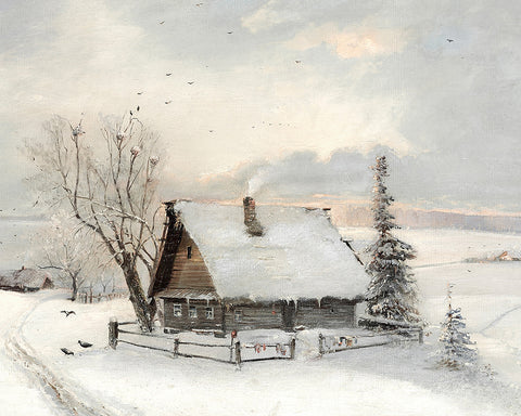 Snowy Cabin