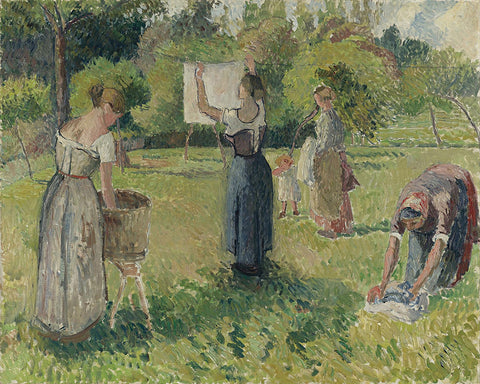 Camille Pissarro - Les Laveuses a Eragny