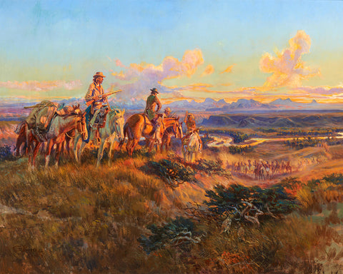 Charles Marion Russell - When Guns Were Their Passports