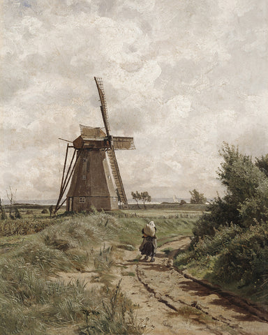 Windmill Near Ahrenshoop