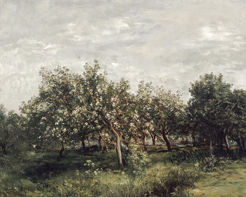 Charles-Francois Daubigny - Apple Blossoms