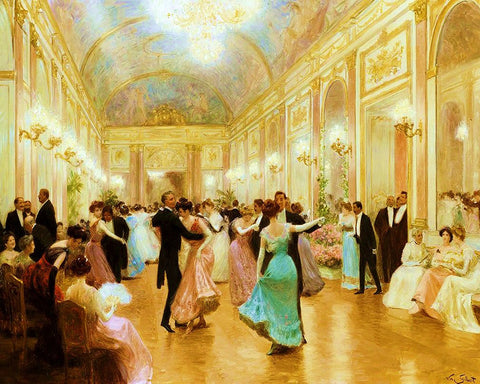 Victor Gabriel Gilbert - The Ball, One Elegant Evening