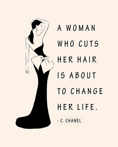 A Woman Who Cuts Her Hair
