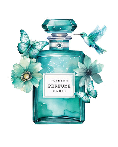 Turquoise Blue Fashion Perfume
