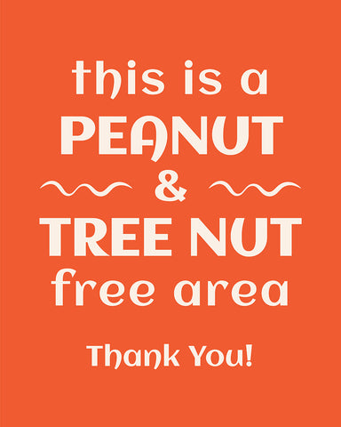 Peanut And Tree Nut Free Area