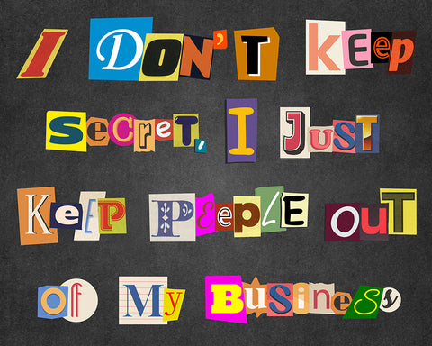 Keep People Out of My Business
