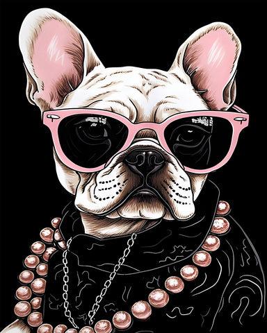 French Bulldog in Sunglasses No2