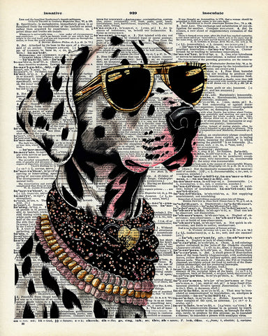 Dalmatian in Glasses No3