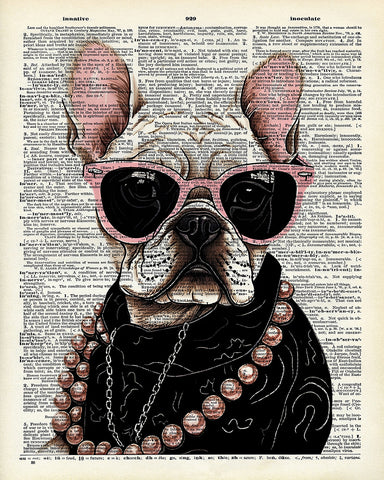 French Bulldog in Sunglasses No3