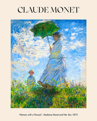 Claude Monet - Woman With a Parasol No1