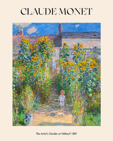 Claude Monet - The Artist's Garden at Vetheuil
