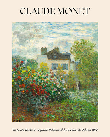 Claude Monet - The Artist's Garden at Argenteuil