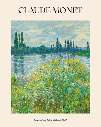 Claude Monet - Banks of the Seine, Vetheuil
