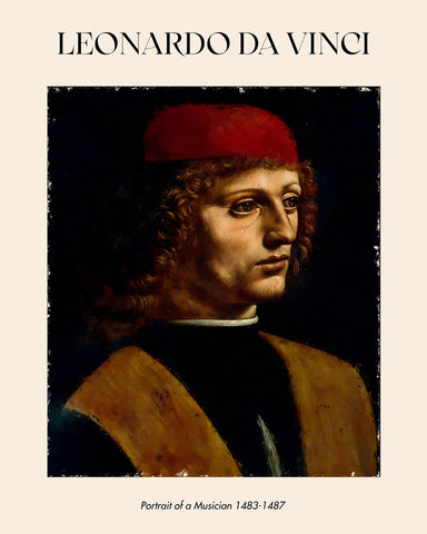 Leonardo da Vinci - Portrait of a Musician