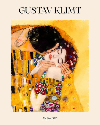 Gustav Klimt - The Kiss No3