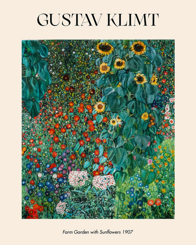 Gustav Klimt - Flower Garden with Sunflowers