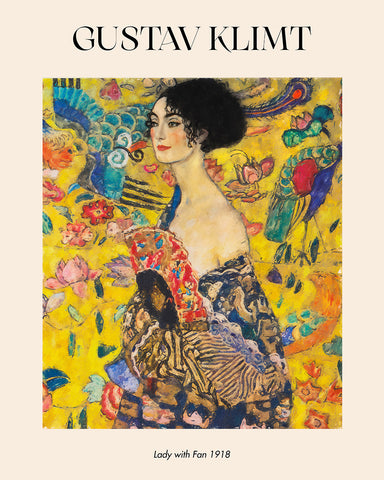Gustav Klimt - Lady With Fan No2