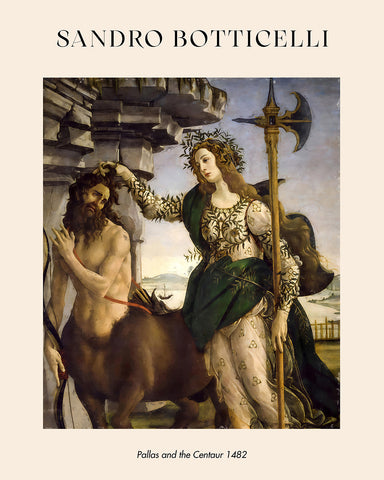 Sandro Botticelli - Pallas and the Centaur