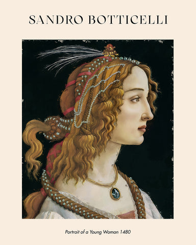 Sandro Botticelli - Portrait of a Young Woman