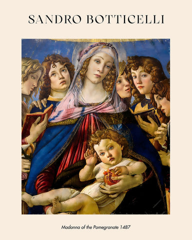 Sandro Botticelli - Madonna of the Pomegranate
