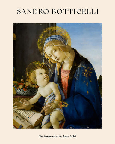 Sandro Botticelli - The Madonna of the Book