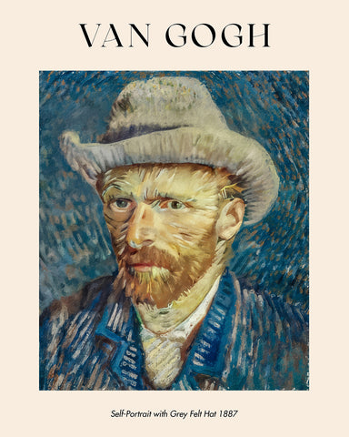 Van Gogh - Self-Portrait with Grey Felt Hat