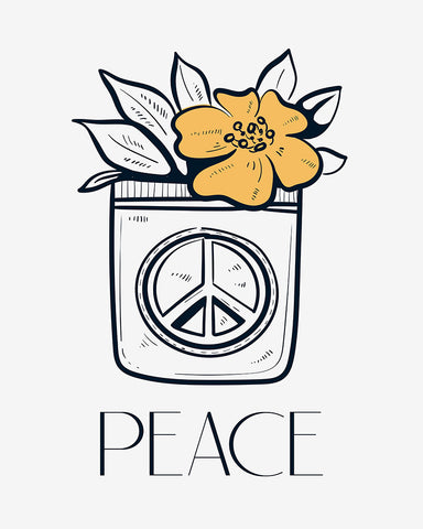 Peace And Flower