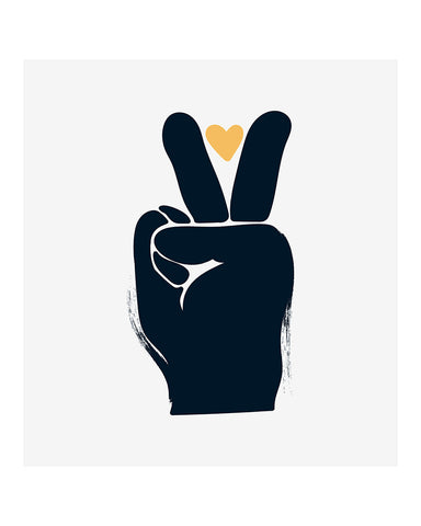 Peace Hand Sign No2