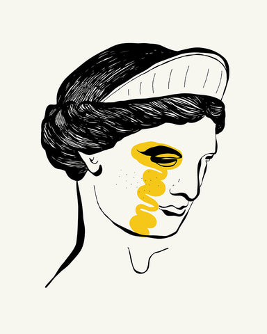 Abstract Artemis Face