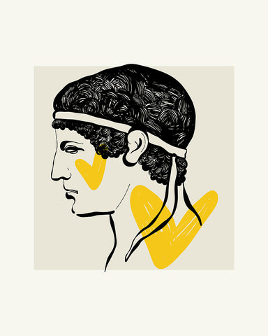 Abstract Greek God